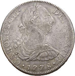 Carl III, 8 reales 1778. FF