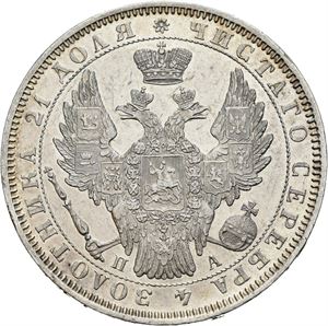 Nikolai I, rubel 1851