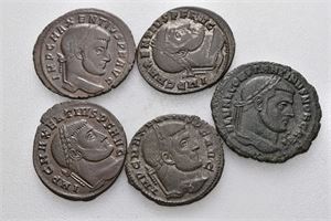 Lot of 5 roman folles