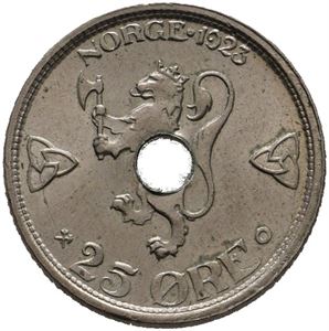 25 øre 1923 m/hull