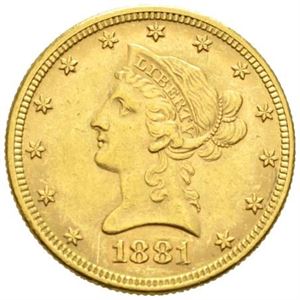 10 dollar 1881