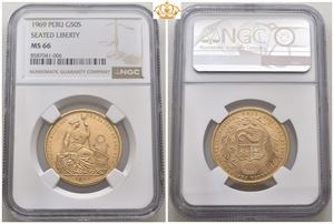 50 Soles Oro 1969