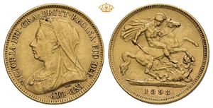 1/2 sovereign 1893