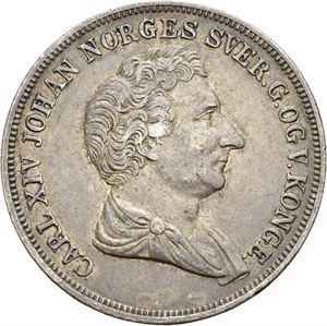 CARL XIV JOHAN 1818-1844 1/2 speciedaler 1844