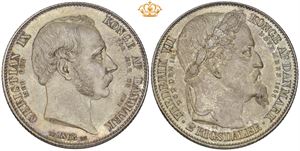2 rigsdaler 1863. Prakteksemplar
