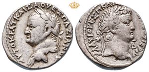 SYRIA, Seleucis and Pieria. Antioch. Vespasian, AD 69-79. AR tetradrachm (14,10 g).