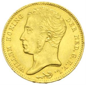 Wilhelm I, 10 gulden 1824.