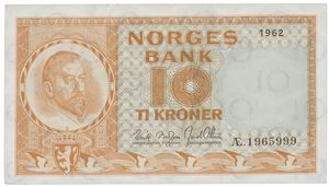 10 kr 1962