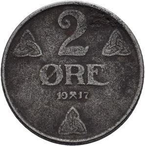 Norge, 2 øre 1917