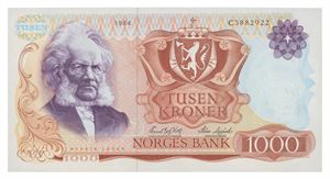 Norway. 1000 kroner 1984. C3882922