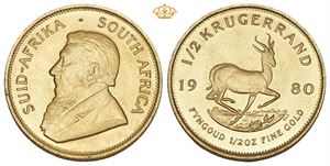 1/2 krugerrand 1980