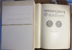 Myntsamlernytt fra norsk numismatisk forening 1932-1946