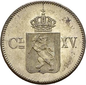 Carl XV 1859-1872. 3 skilling 1869, med stjerner
