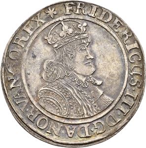 FREDERIK III 1648-1670 Speciedaler 1651. S.7