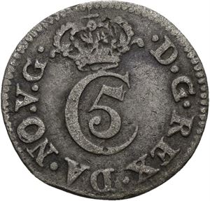 CHRISTIAN V 1670-1699. CHRISTIANIA. 2 skilling 1673. S.40-41 var.