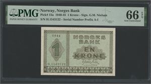1 krone 1944. H.1543122.