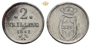 2 Skilling 1842