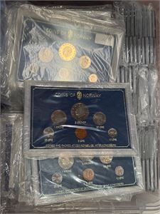 Myntsett 1974-1996, 86 stk.