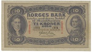 10 kroner 1943 D 1996487.