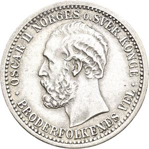 50 øre/15 skilling 1875