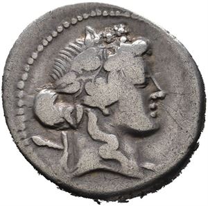 AR Denarius 75 BC