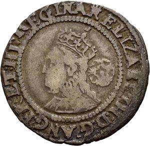 Elizabeth I, 6 pence 1571