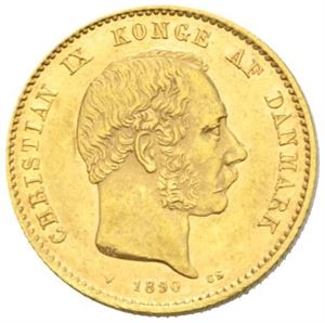 Christian IX, 20 kroner 1890.