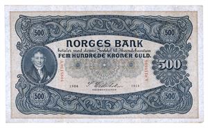500 kroner 1924. A0118804. R.
