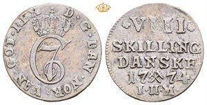 8 skilling 1774. S.2