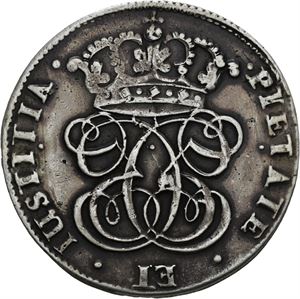 CHRISTIAN V 1670-1699. KONGSBERG. 4 mark 1688, NMD.181B