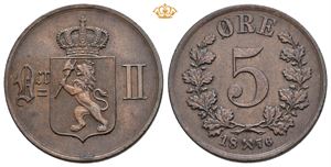 5 øre 1876