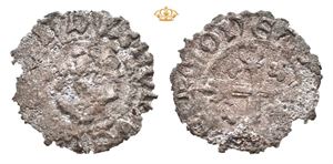 1/4 penning, Oslo ca.1285-1290 (0,28 g). Korrodert/corroded