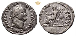 Vespasian. AD 69-79. AR quinarius (1,52 g).
