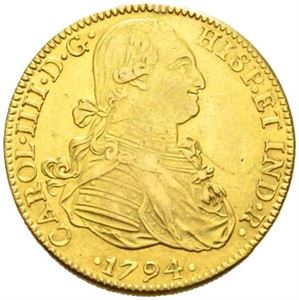 Carl IV, 8 escudos 1794