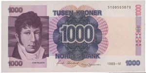 1000 kroner 1989