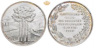 Landbruksutstillingen i Gjøvik 1910. Sølv