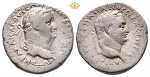 CAPPADOCIA, Ceasarea-Eusebia. Vespasian. AD 69-79. AR didrachm (6,96 g).