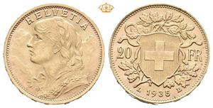 20 francs 1935