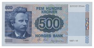 500 kroner 1997. 2203313544
