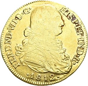 Ferdinand VII, 8 escudos 1812 NR