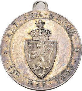 1906. Riksvåpen. Sølv