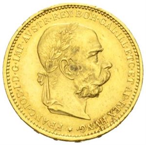 Franz Josef, 20 coronas 1893.