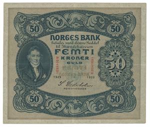 50 kroner 1929. B0045631