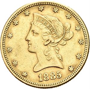 10 dollar 1885