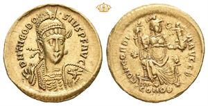 Theodosius II, AD 402-450. AV solidus (4,31 g; 20 mm)