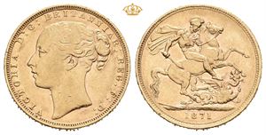 Victoria, sovereign 1871