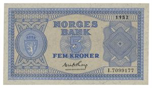 5 kroner 1952. I.7099177