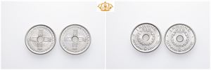 Lot 2 stk. 1 krone 1950 og 1951