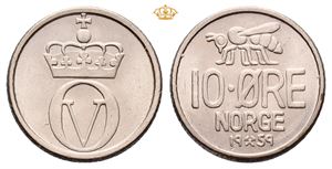 Norway. 10 øre 1959