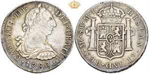 8 Reales 1780 MI
